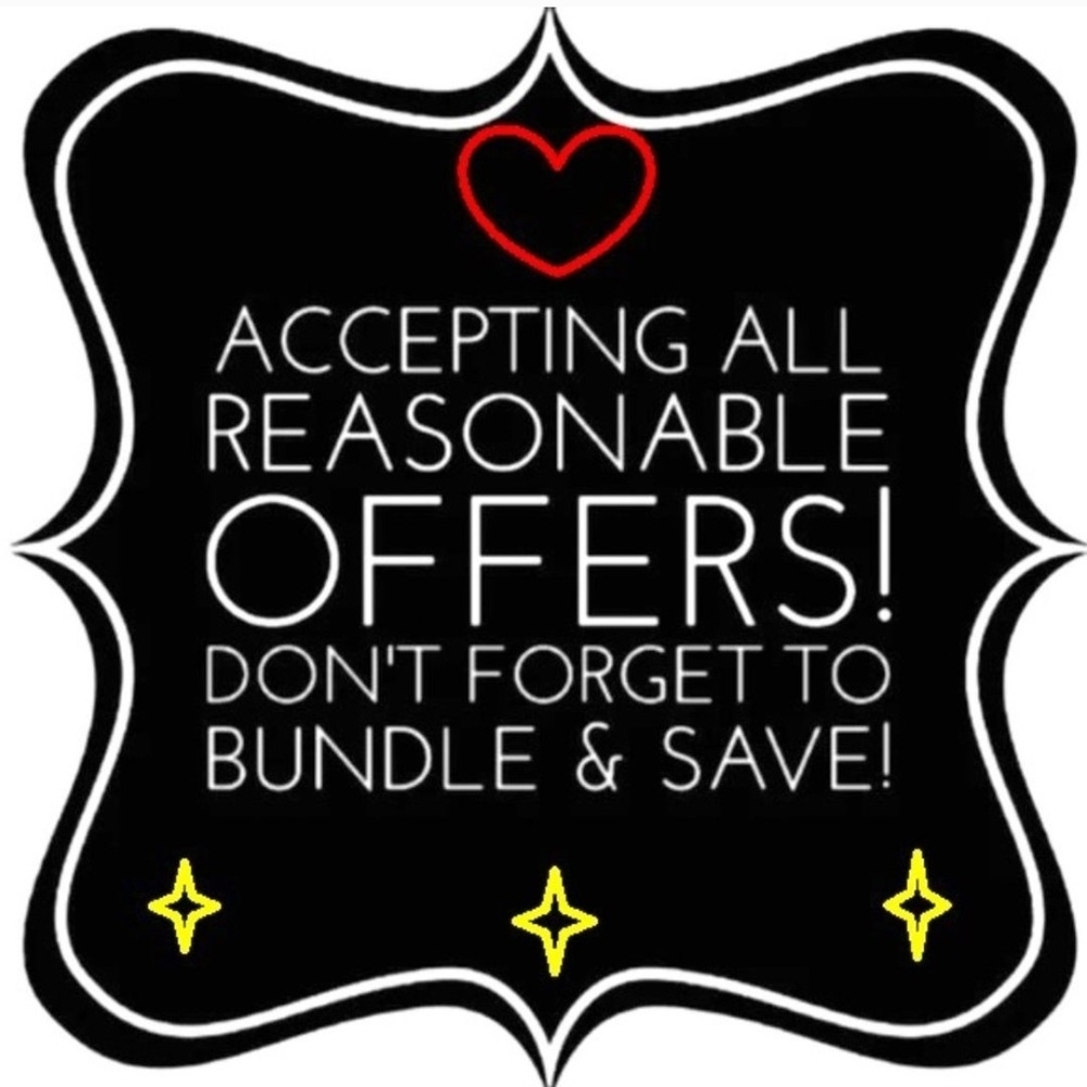 Decorative Offer Sign with Heart and Stars